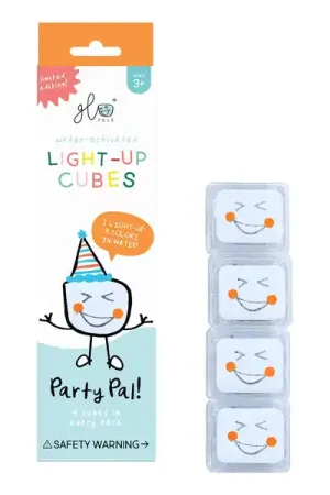 Goedkoop Glo Pals Light Up Cubes Multicolor Party