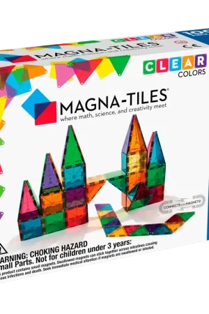 Magna Tiles - 100 stuks Clear Colors - Constructiespeelgoed Beste Prijs