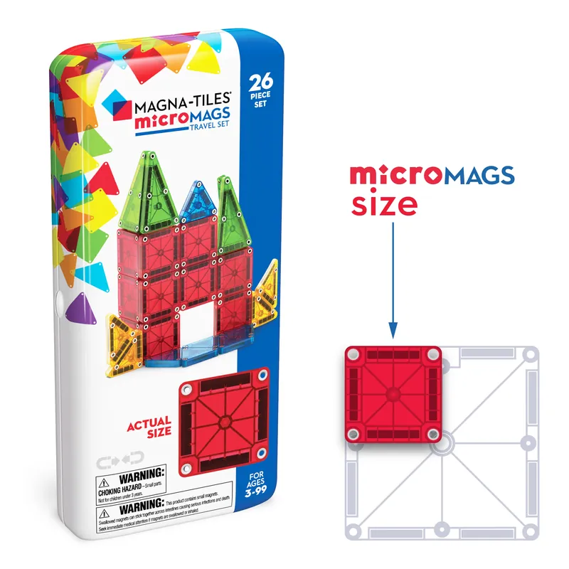 MAGNA-TILES® microMAGS Travel Set 26-delig Shop Nu