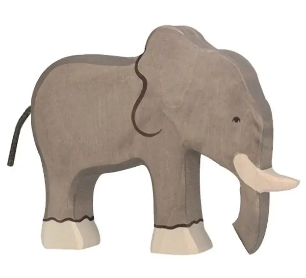 Betrouwbaar Holztiger - Houten Dieren - Olifant 18 cm