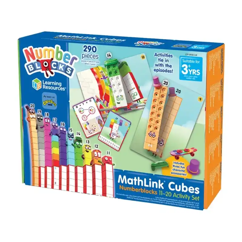 Flitsaanbieding Learning Resources - MathLink® Rekenblokjes - 11-20 activiteitenset