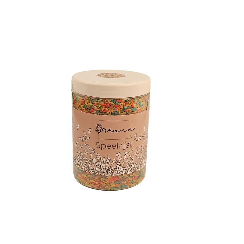 Hete Deal Grennn - Gekleurde sensorische rijst 750 gram - Regenboog