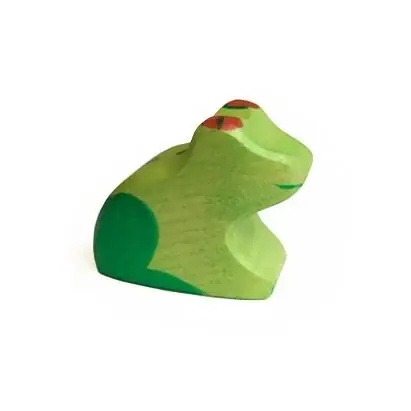 Direct Beschikbaar Holztiger - Houten Dieren - Kikker 5 cm