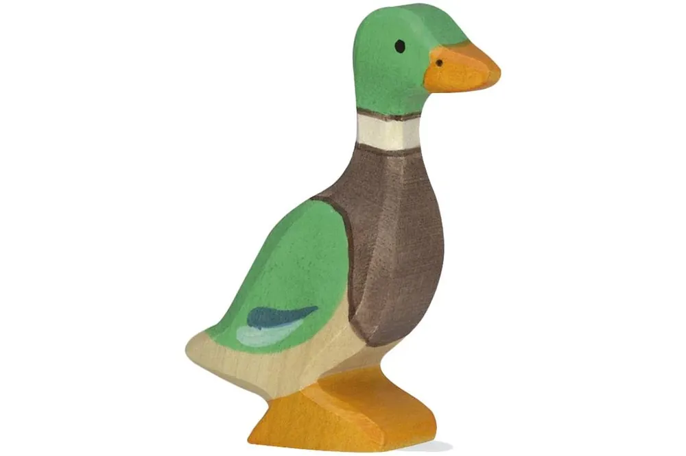 Holztiger - Houten Dieren - Eend 7 cm Seizoensaanbieding