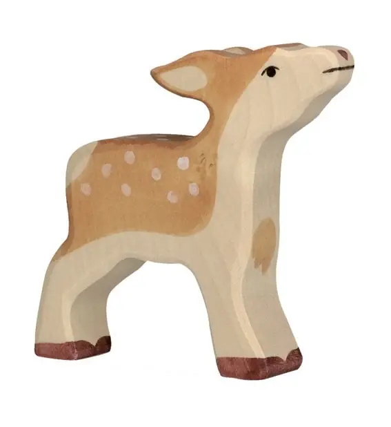 Holztiger - Houten Dieren - Ree klein 9 cm Op = Op