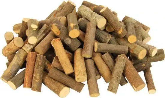Eduplay - 1kg houten berken stokjes stammetjes Op = Op
