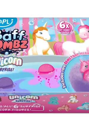 Actieprijs Zimpli Kids - 6 Surprise Badboms met Eenhoorn Gift Set