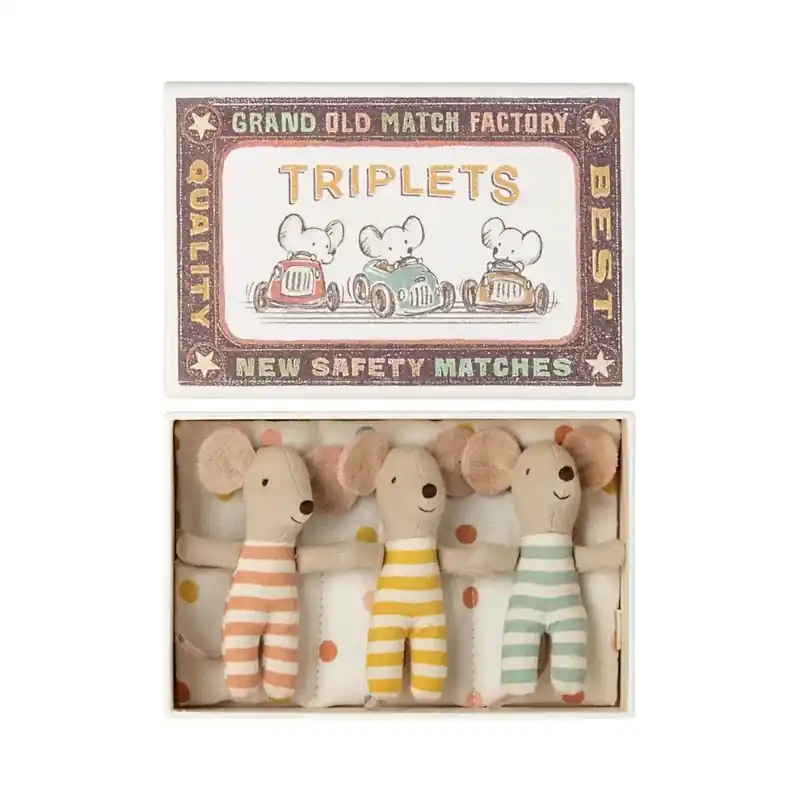 Maileg - Drieling baby muisjes in luciferdoosje - 8 cm Beste Prijs