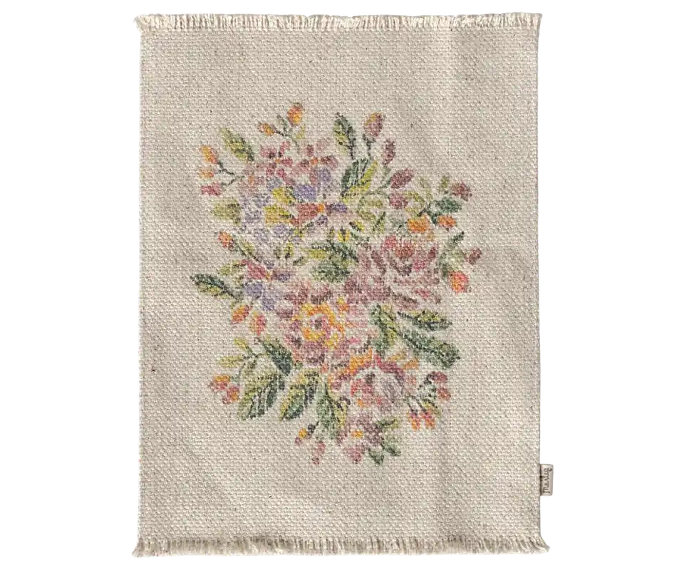 Bestel Nu Maileg - Vloerkleed bloemen - Large