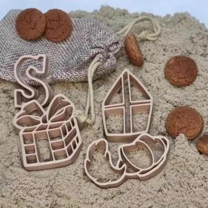 Grennn - 4 Sint stekers voor bij magisch zand, klei of koekjes Bestel Nu
