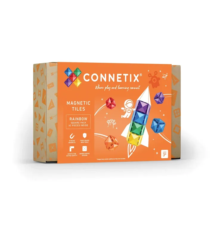 Must-Have CONNETIX - Square Pack 42 stuks - magnetisch constructiespeelgoed