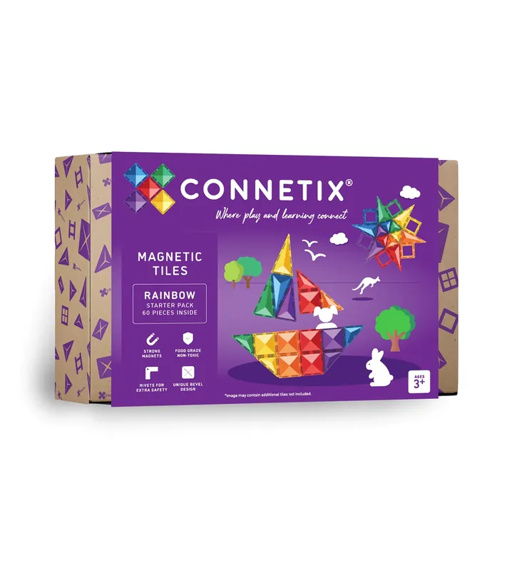 CONNETIX - Starter Pack 60 stuks - magnetisch constructiespeelgoed Premium