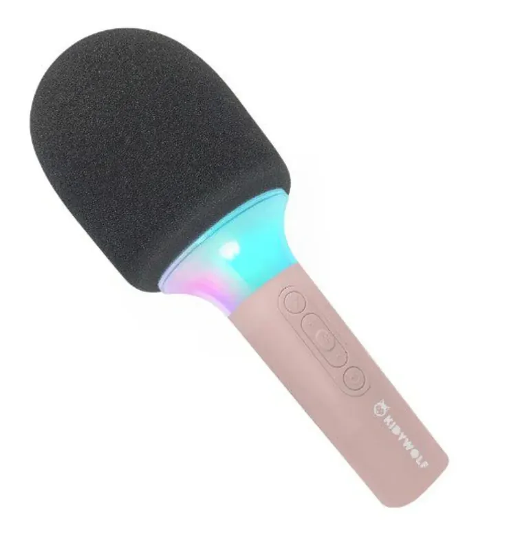 Kidywolf - Kidymic Microfoon met karaoke roze Hoge Kwaliteit