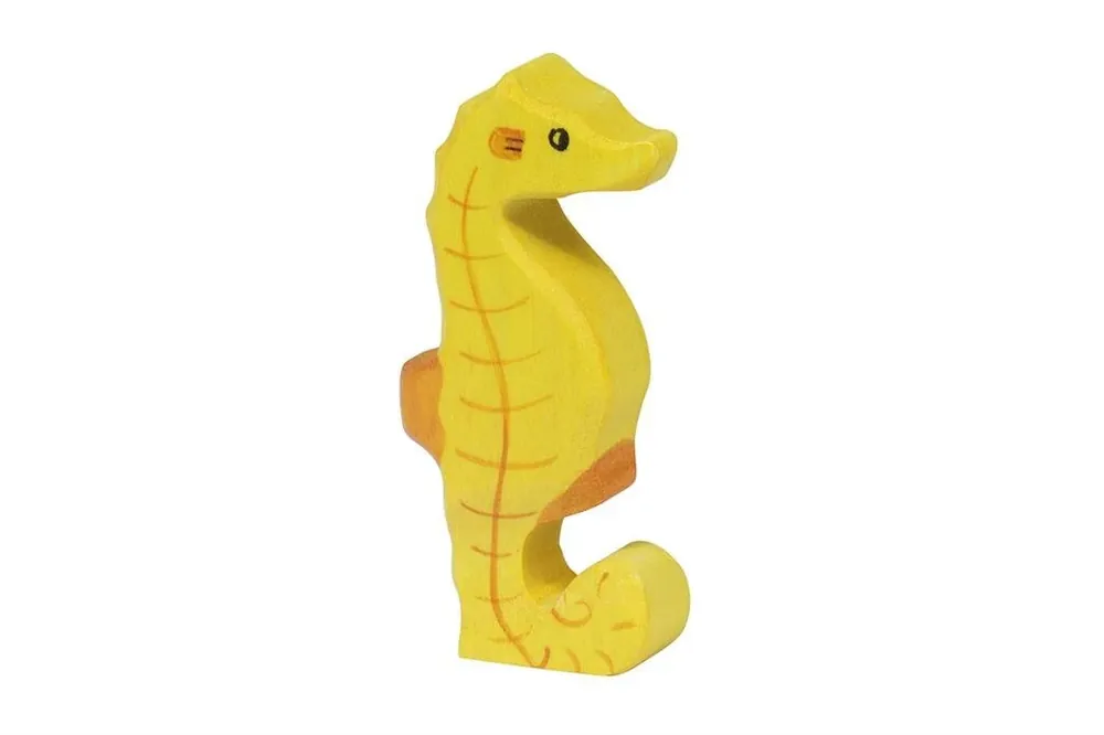 Koop Vandaag Holztiger - Houten Dieren - Zeepaardje 6 cm
