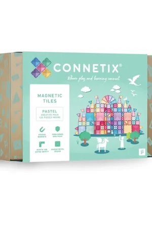 CONNETIX - Creative Pack Pastel 120 stuks - magnetisch constructiespeelgoed Hete Deal