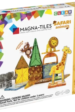 Magna Tiles - Safari Animals Dieren - Magnetisch Speelgoed 25st Bestseller