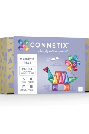 CONNETIX - Pastel Mini 32 stuks - magnetisch constructiespeelgoed Laatste Versie