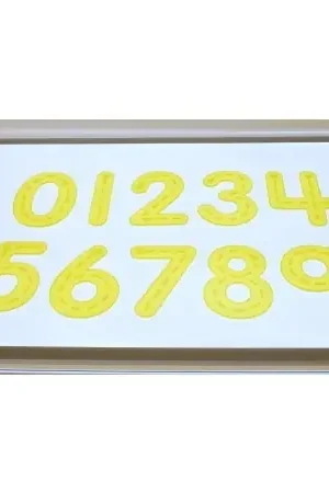 Beperkte Voorraad TickiT - Silishapes transparante siliconen cijfers om te voelen (10 stuks)