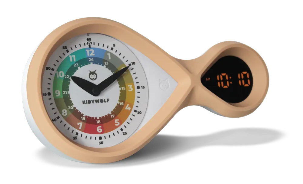 Betrouwbaar Kidywolf Kidyalarm Wekker Bronze