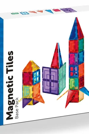 Learn And Grow - Magnetisch constructiespeelgoed Base Pack - 64 stuks Korting