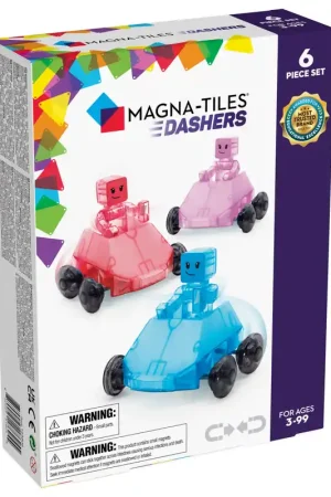 Op = Op Magna Tiles - Dashers (3 stuks) 6-delig - Constructiespeelgoed