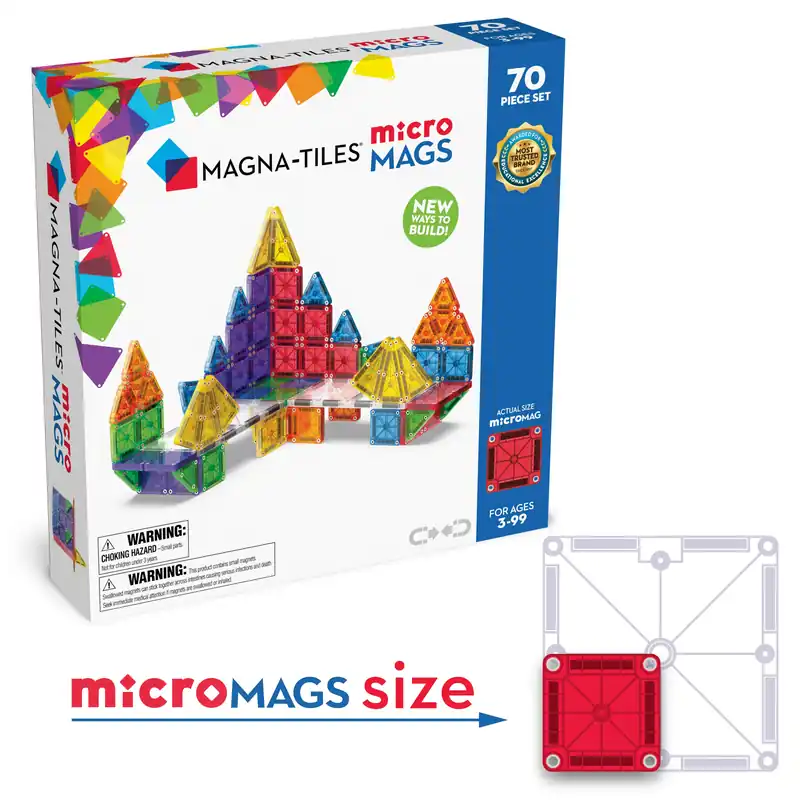 MAGNA-TILES® 70 microMAGS DLX Deluxe set Bestseller