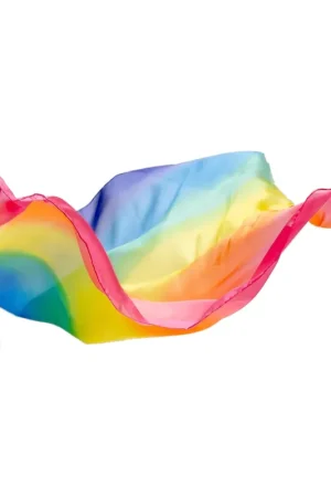 Sarah's Silks Speelzijde Regenboog - 86x86cm Lage Kosten