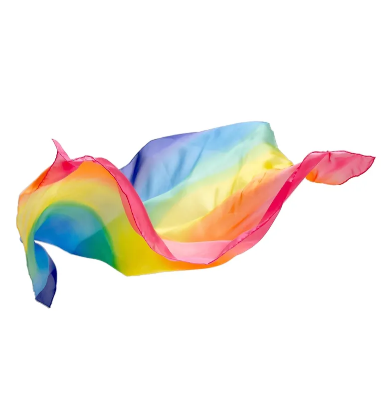 Sarah's Silks Speelzijde Regenboog - 86x86cm Lage Kosten