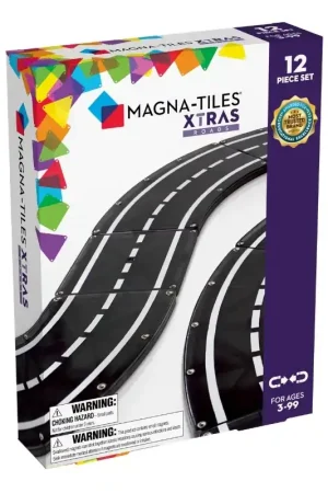 Bestseller Magna Tiles - Xtras Roads 12-delig - Constructiespeelgoed