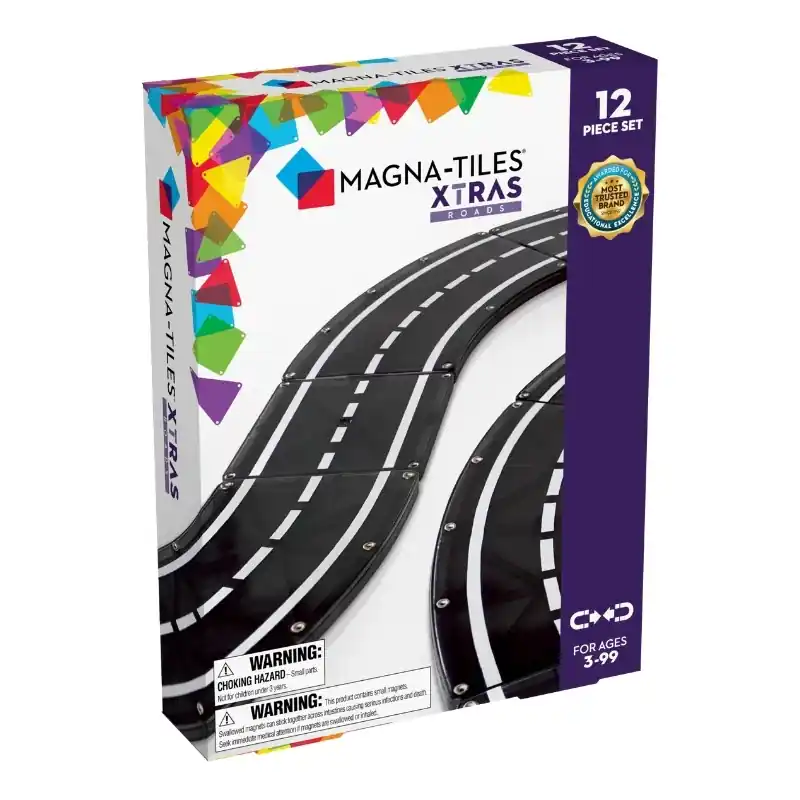 Bestseller Magna Tiles - Xtras Roads 12-delig - Constructiespeelgoed