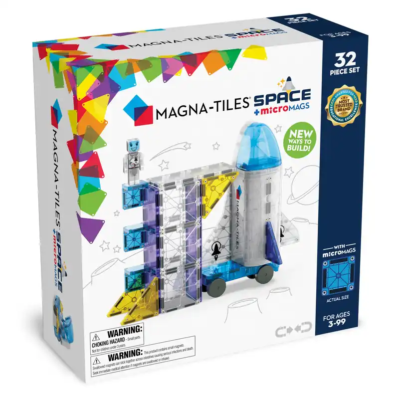 Must-Have MAGNA-TILES® 32 Space Ruimte set met microMAGS