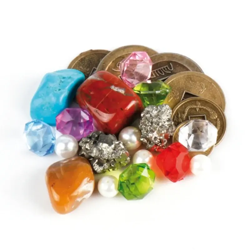 Veilige Betaling Eduplay - piratenschat met edelstenen diamanten parels en munten