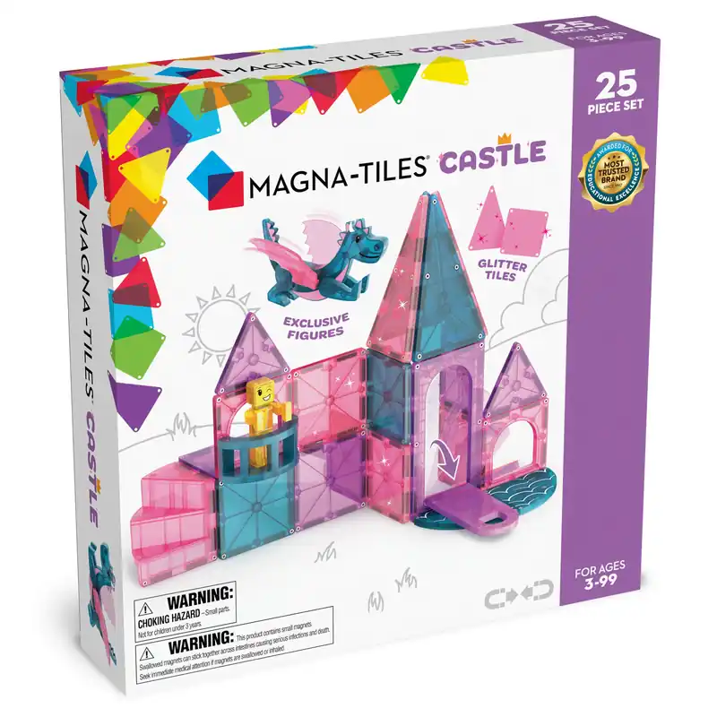 MAGNA-TILES® 25 Castle Kasteel set Gratis Retour