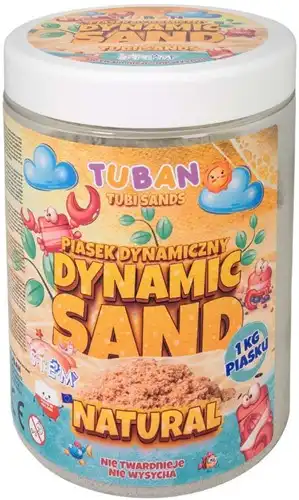 Tuban - magisch zand naturel 1 kg in herbruikbare pot Dagaanbieding