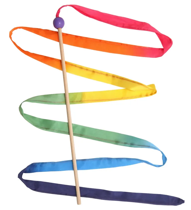 Sarah's Silks Zwaailint Danslint Regenboog Rainbow - 2,2 meter Direct Verzonden