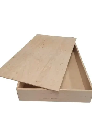 OKU - Houten speelbak 50 x 30 cm (met deksel) Direct Verzonden
