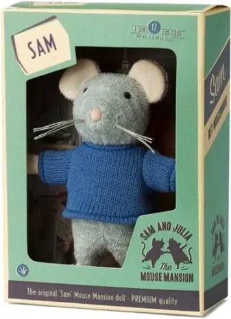 Het Muizenhuis - Knuffelmuis Sam - 12 cm Hete Deal