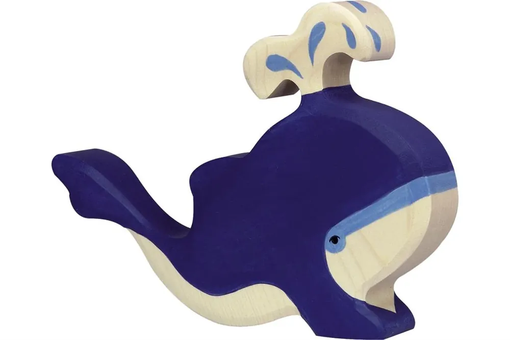 Holztiger - Houten Dieren - Walvis 20 cm Aanbieding