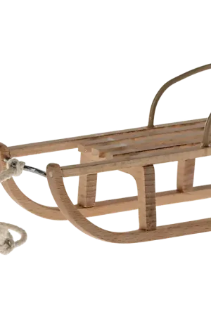 Alleen Vandaag Maileg - Houten slee voor de muizenfamilie
