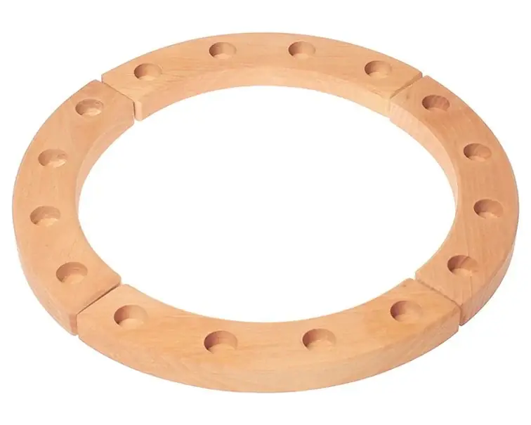 Direct Verzonden Grimm's - Houten Verjaardagsring Jaarring 16 gaten - 30cm