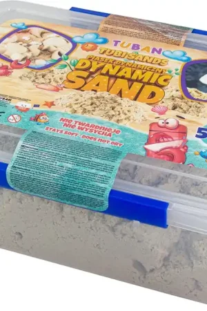 Tijdelijk Beschikbaar Tuban - magisch zand naturel 5 kg in herbruikbaar bakje