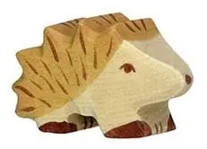 Holztiger - Houten Dieren - Egel klein 5 cm Gecertificeerd