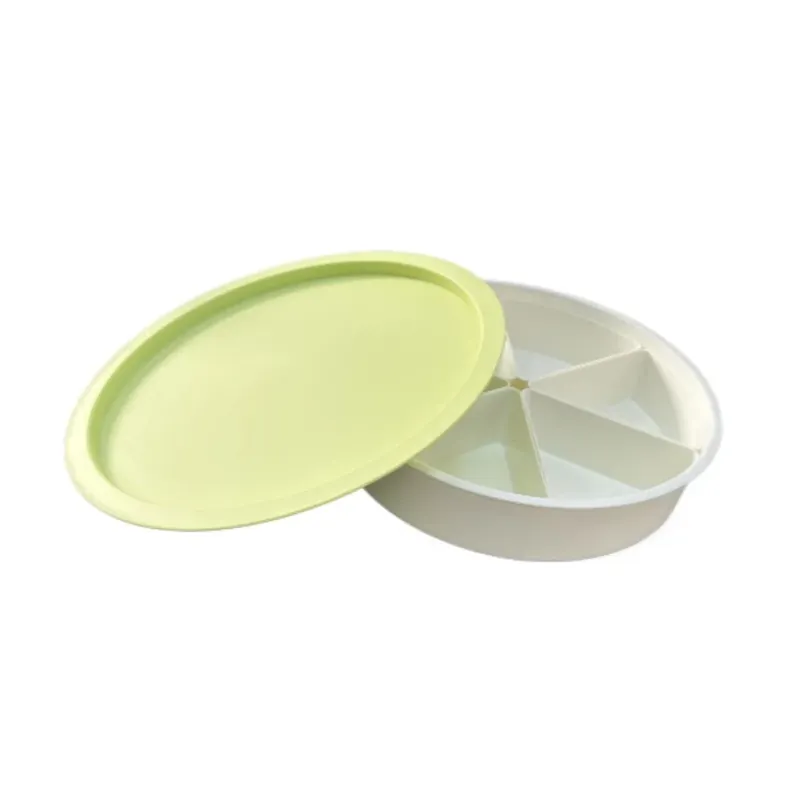 Amaya - Play Tray met 6 uitneembare componenten en groene deksel Speciale Aanbieding