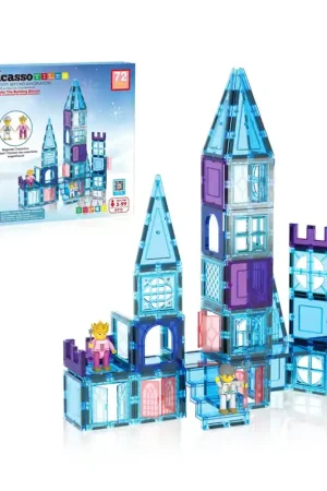 PicassoTiles - 72 stuks Ice set Magnetisch constructiespeelgoed Rechtstreeks Van De Fabrikant