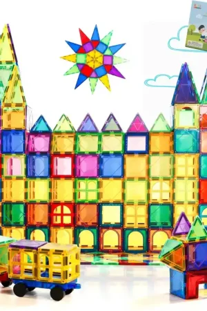 Gladi Tiles - 100 stuks - Magnetic Tiles - Magnetisch Speelgoed Koop Vandaag