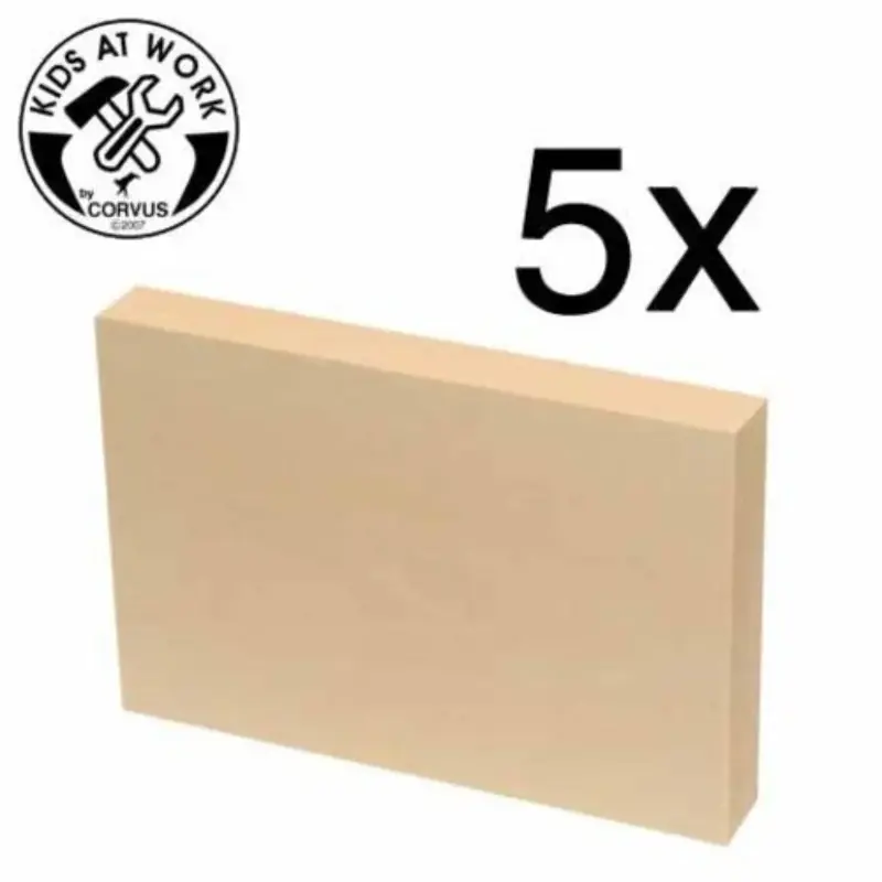 Korting Snijhout 15 x 10 x 2 cm (5 stuks) - Kids at work