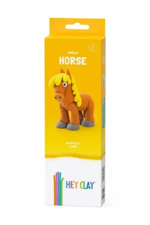 Betaalbaar Hey Clay interactieve boetseerkleiset - boerderijdier - paard