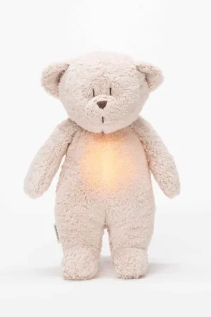 Moonie - Slaapknuffel The Humming Bear 2.0 - Rose Natur White Noise Seizoensaanbieding