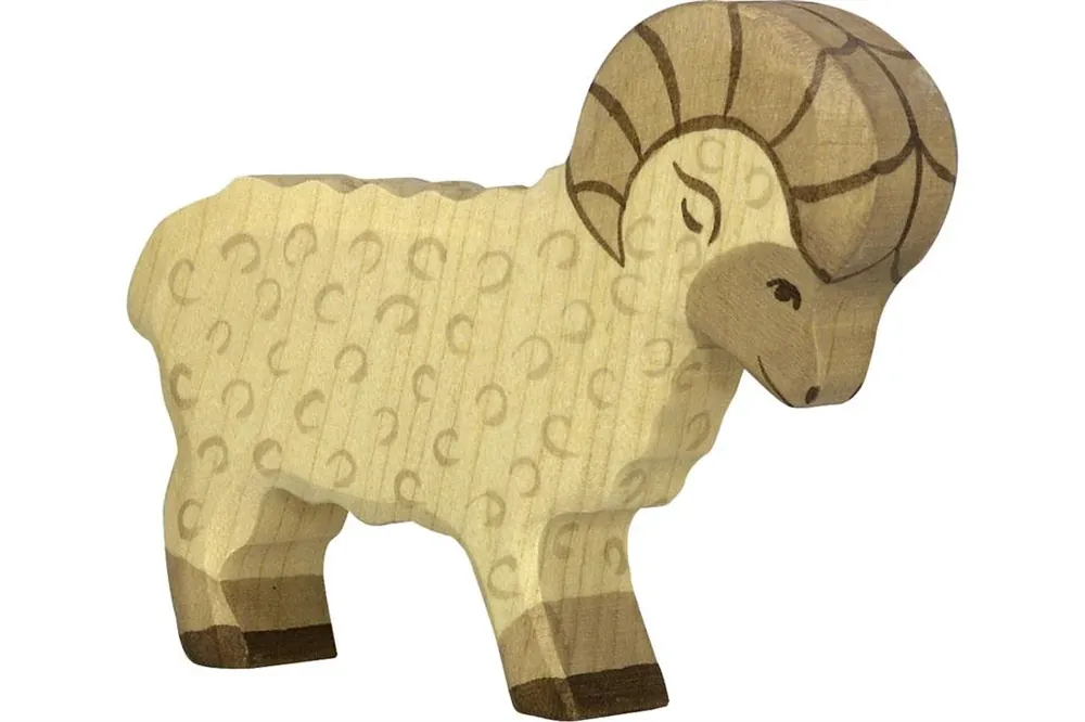 Holztiger - Houten Dieren - Ram 12 cm Bestseller