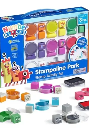 Beperkt Aanbod Learning Resources - Numberblocks Stampoline Park - Stempel activiteitenset